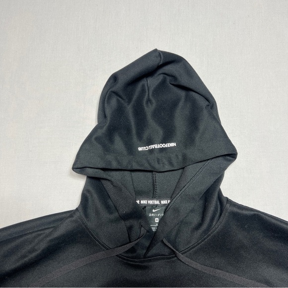 Nike F.C. Dri-Fit Men's Soccer Hoodie M Black Pullover Hooded Training Gym - Picture 7 of 14